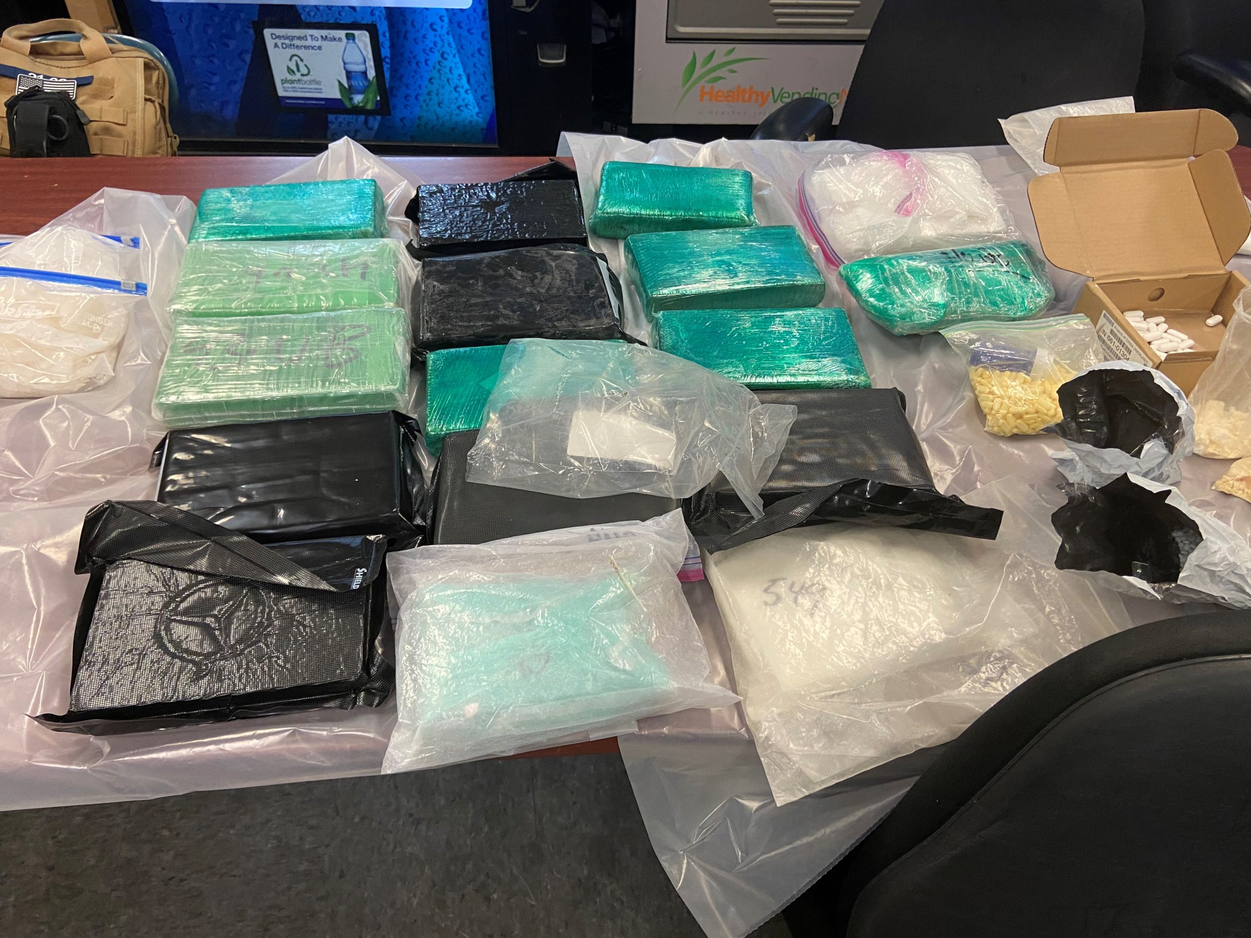 Large Scale Drug Stash Busted with 40 Pounds of Fentanyl Large Scale Drug Stash Busted with 40 Pounds of Fentanyl