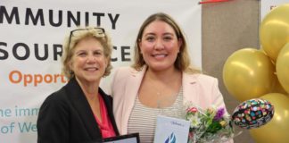Senator Mayer Presents Jirandy Martinez With Women of Distinction Award