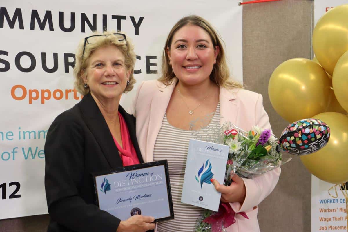 Senator Mayer Presents Jirandy Martinez With Women of Distinction Award Senator Mayer Presents Jirandy Martinez With Women of Distinction Award