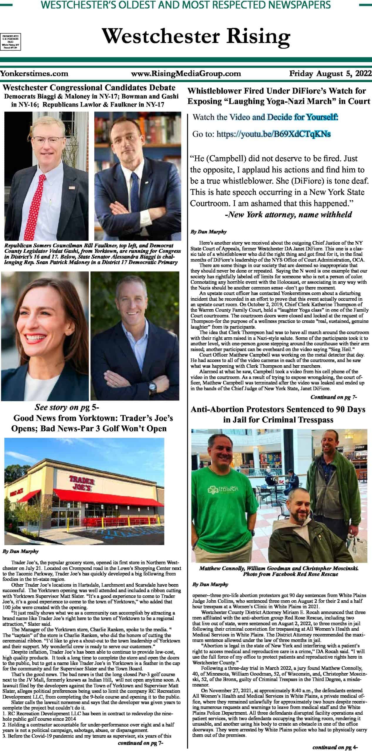 Westchester Rising August 5, 2022 PDF Westchester Rising August 5, 2022 PDF