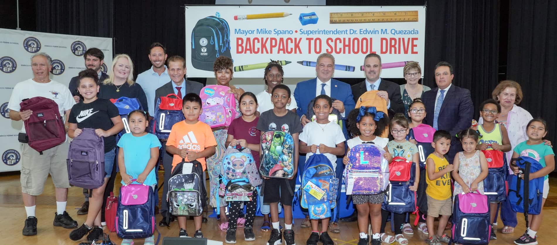 Yonkers Mayor Spano Hosts 11th Annual “Backpack to School” Drive Yonkers Mayor Spano Hosts 11th Annual “Backpack to School” Drive