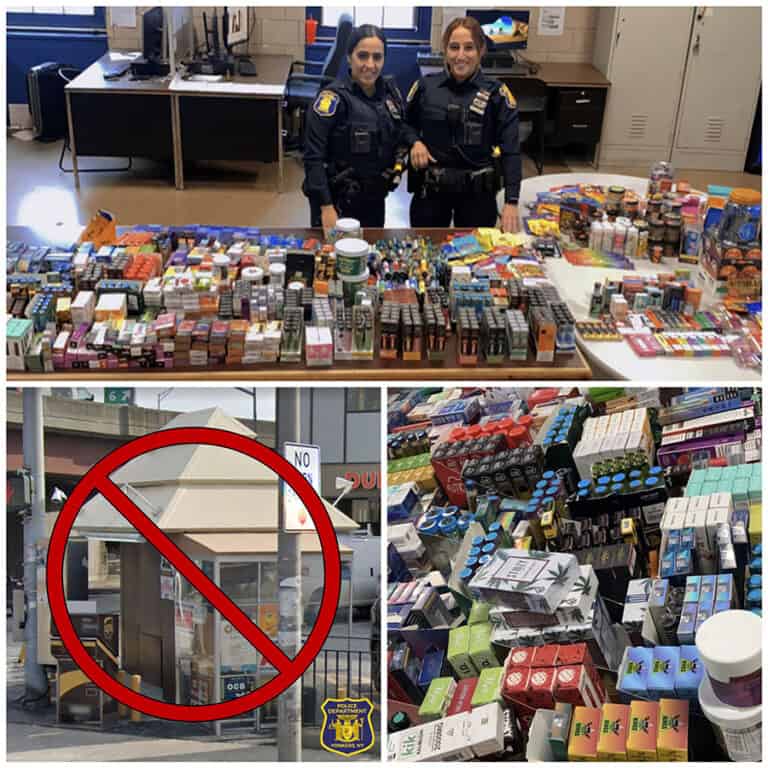 Yonkers Police Bust Local Smoke Shops Selling Marijuana and THC Products