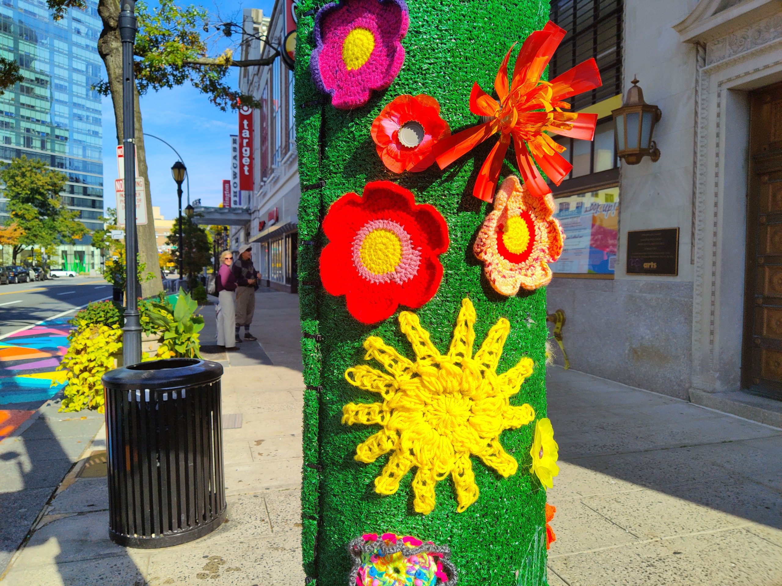 Yonkers Artist Creates Pole Cozies for Serious Fun Arts Fest Yonkers