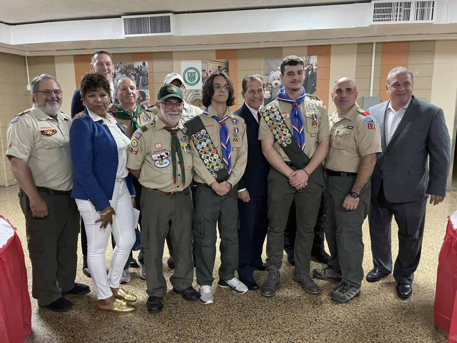 Troop 12 Eagle Scouts Congratulated For Service To Communty Yonkers Times