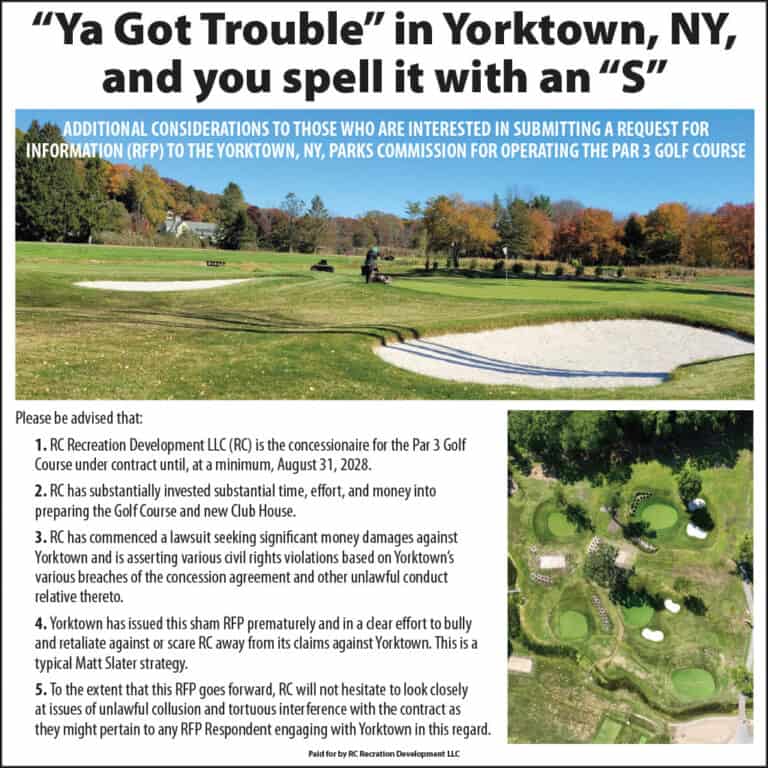 Par 3 Drama Continues: Dispute Between Town and Developer Won’t Stop