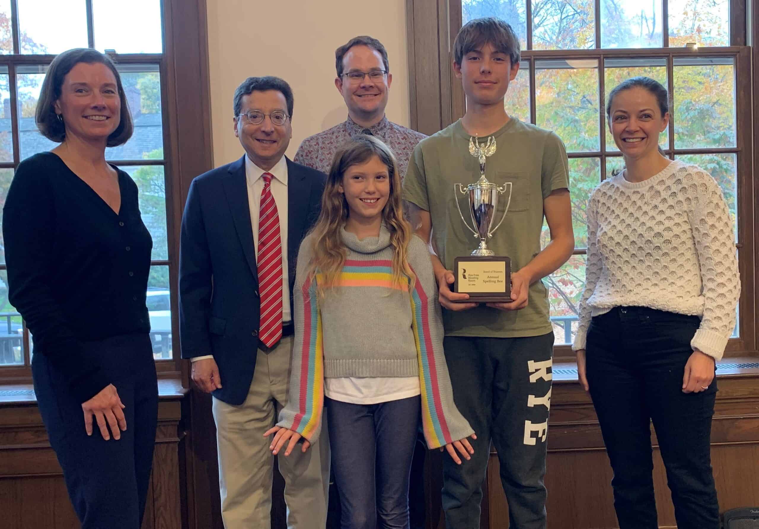 Brother- Sister Win Middle & HS Scholarships in Rye Free Reading Room Spelling Bee Brother- Sister Win Middle & HS Scholarships in Rye Free Reading Room Spelling Bee