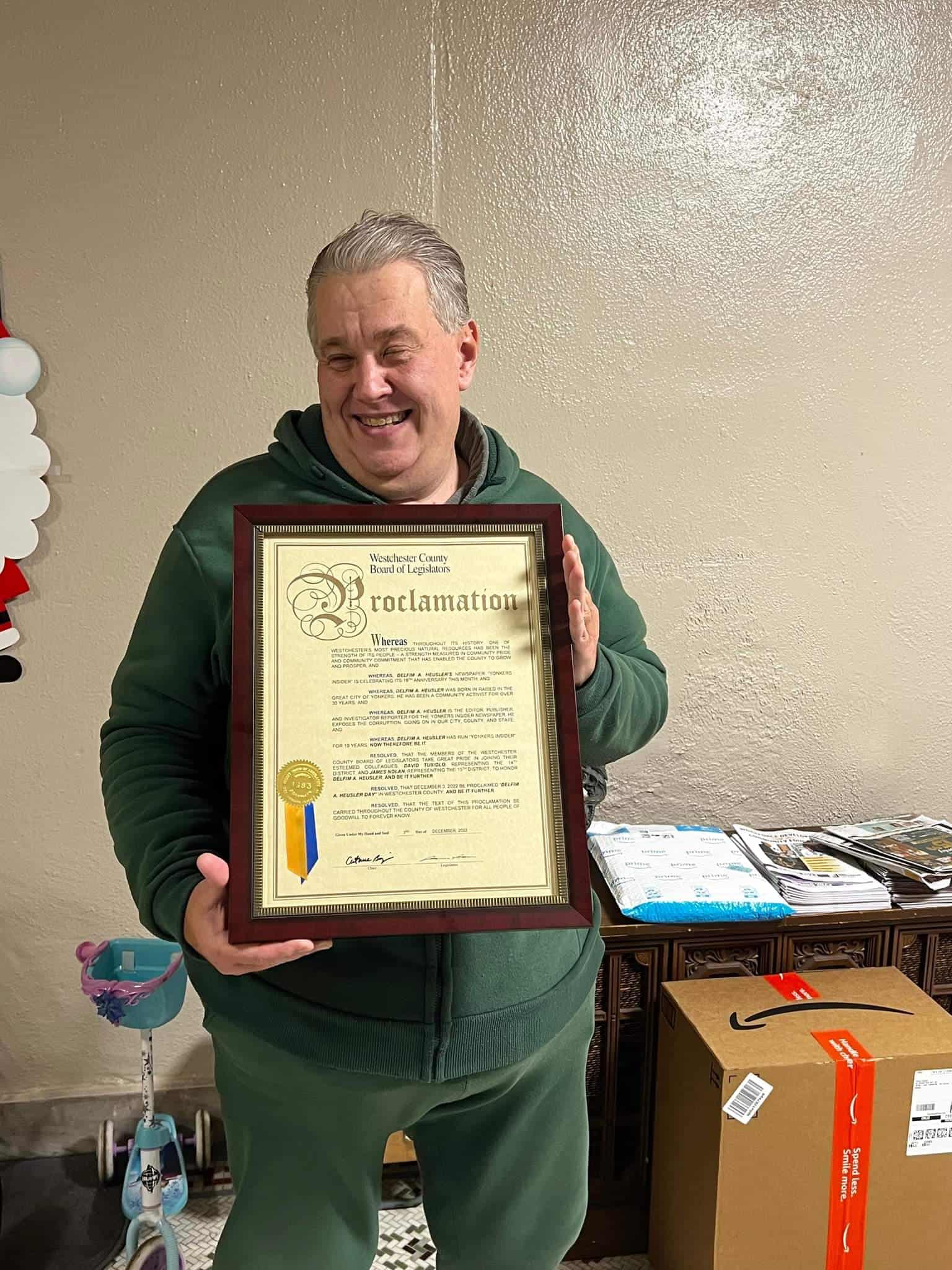 Delfim Heusler Honored by West. BOL for Yonkers Insider News Site Delfim Heusler Honored by West. BOL for Yonkers Insider News Site