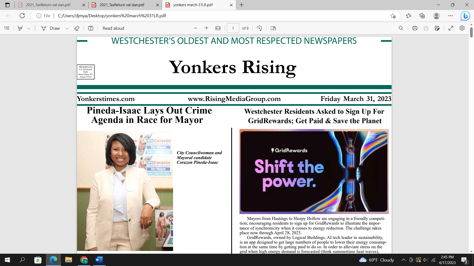 Yonkers Rising March 31, 2023 PDF Yonkers Rising March 31, 2023 PDF