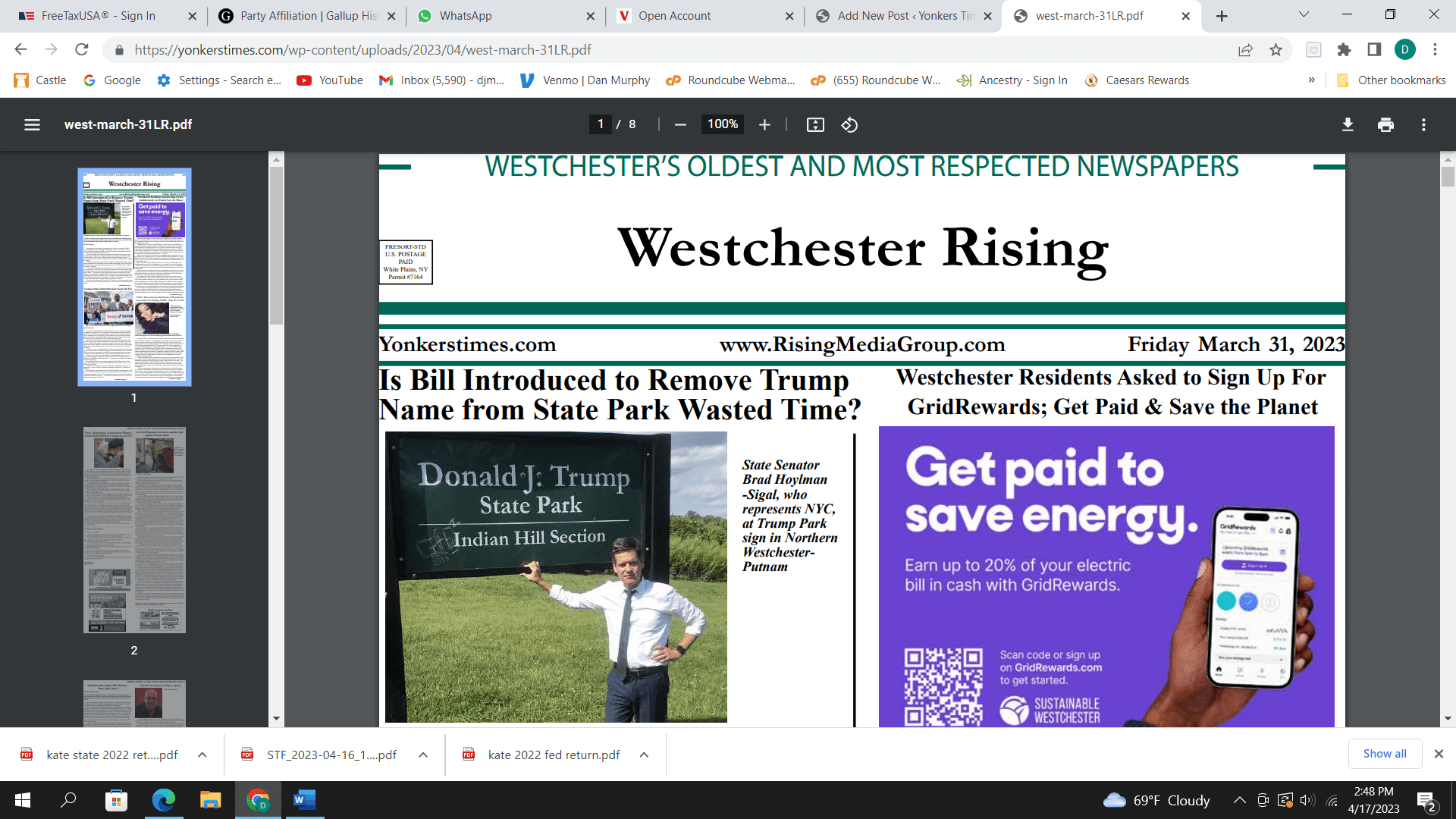 Westchester Rising March 31, 2023 PDF Westchester Rising March 31, 2023 PDF