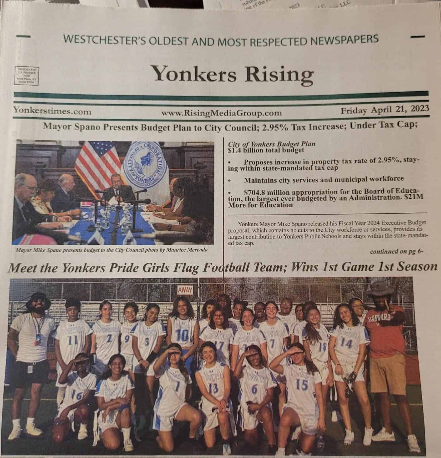 Yonkers Rising April 21, 2023 PDF Yonkers Rising April 21, 2023 PDF