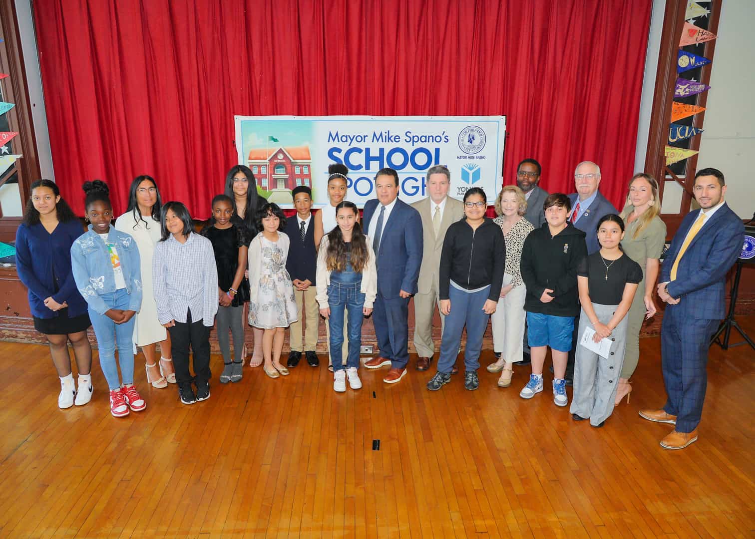 Mayor Spano Presents School Spotlight Award to Rosemarie Siragusa School Mayor Spano Presents School Spotlight Award to Rosemarie Siragusa School