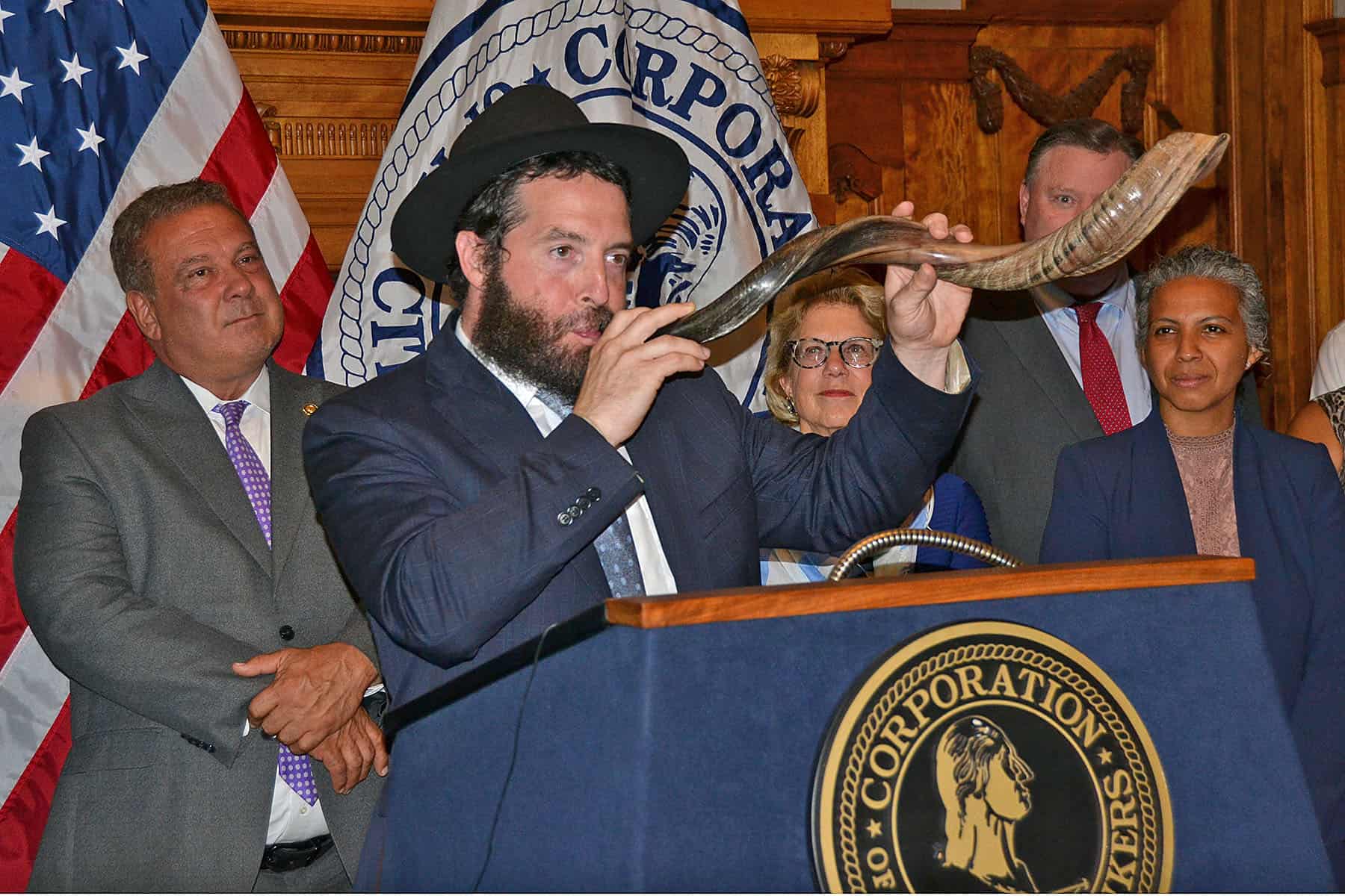 Rosh Hashanah Celebrated at Yonkers City Hall Rosh Hashanah Celebrated at Yonkers City Hall