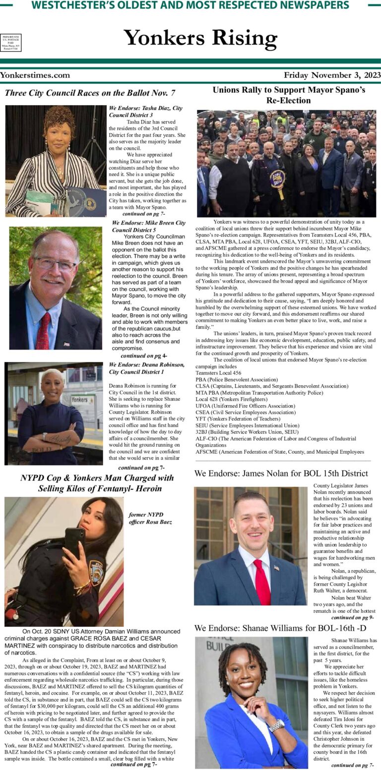 Yonkers Rising November 3, 2023 PDF
