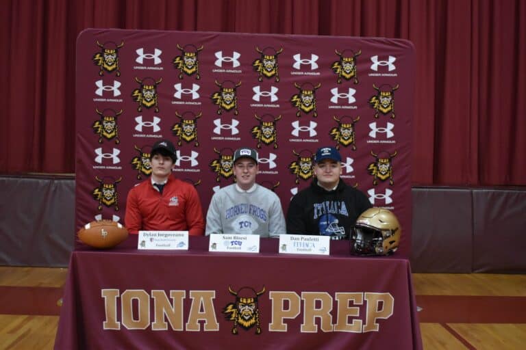 Three Iona Preparatory Scholar-Athletes Commit to Play Collegiate Sports
