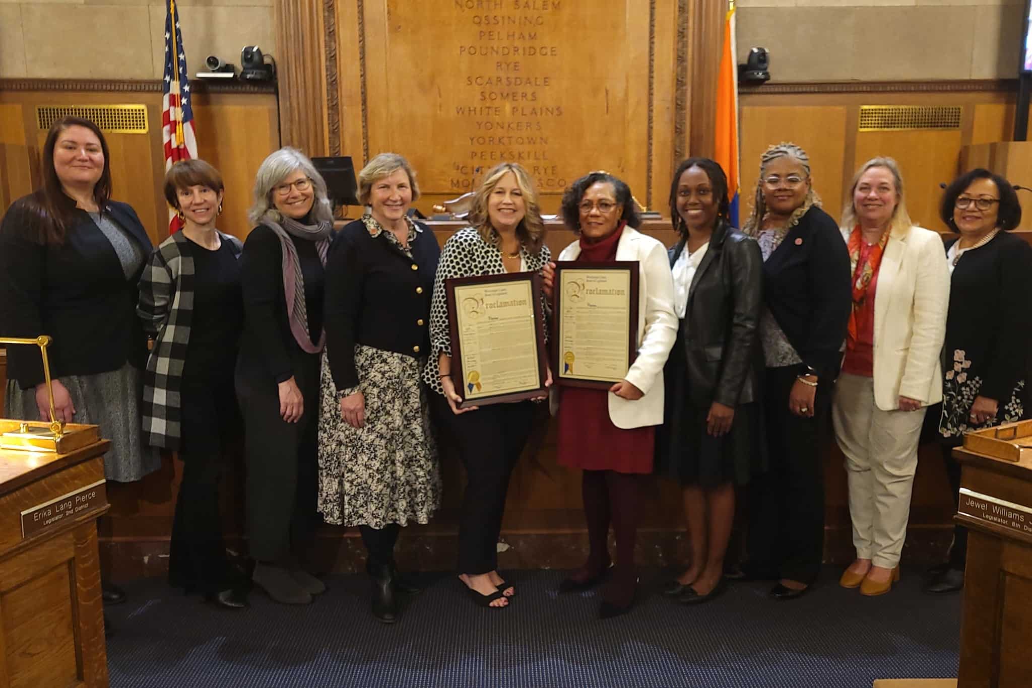 Westchester County BOL Honors Elmford Educator and Rye Brook Senior Advocate for Women’s History Month Westchester County BOL Honors Elmford Educator and Rye Brook Senior Advocate for Women’s History Month