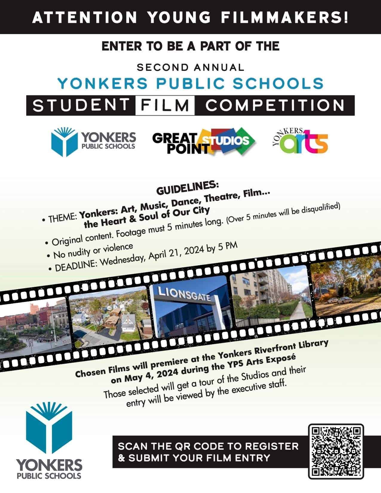 Attention Young Filmmakers! Enter the YPS Student Film Competition Attention Young Filmmakers! Enter the YPS Student Film Competition