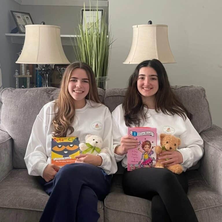 Two Ursuline Students from Yonkers Start “Bear and a Book” Project