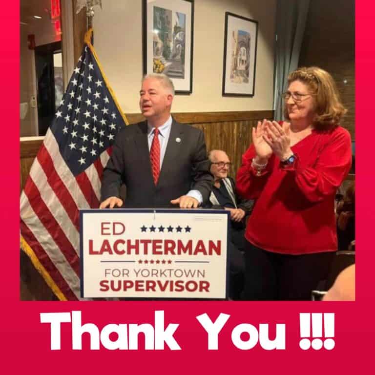 Yorktown Stays Red: Ed Lachterman Elected Town Supervisor