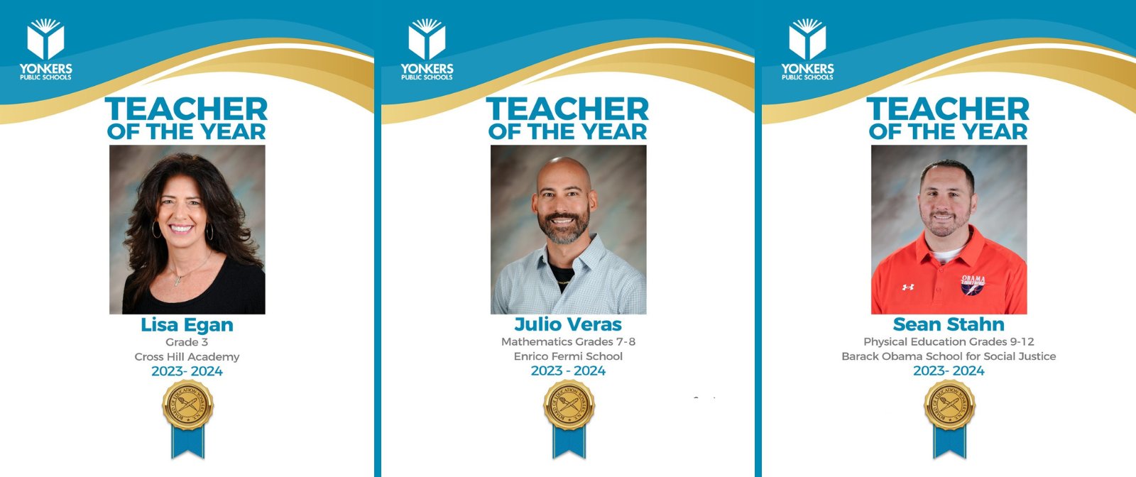 Yonkers Public Schools Celebrates 2024 Teachers of the Year Yonkers Public Schools Celebrates 2024 Teachers of the Year
