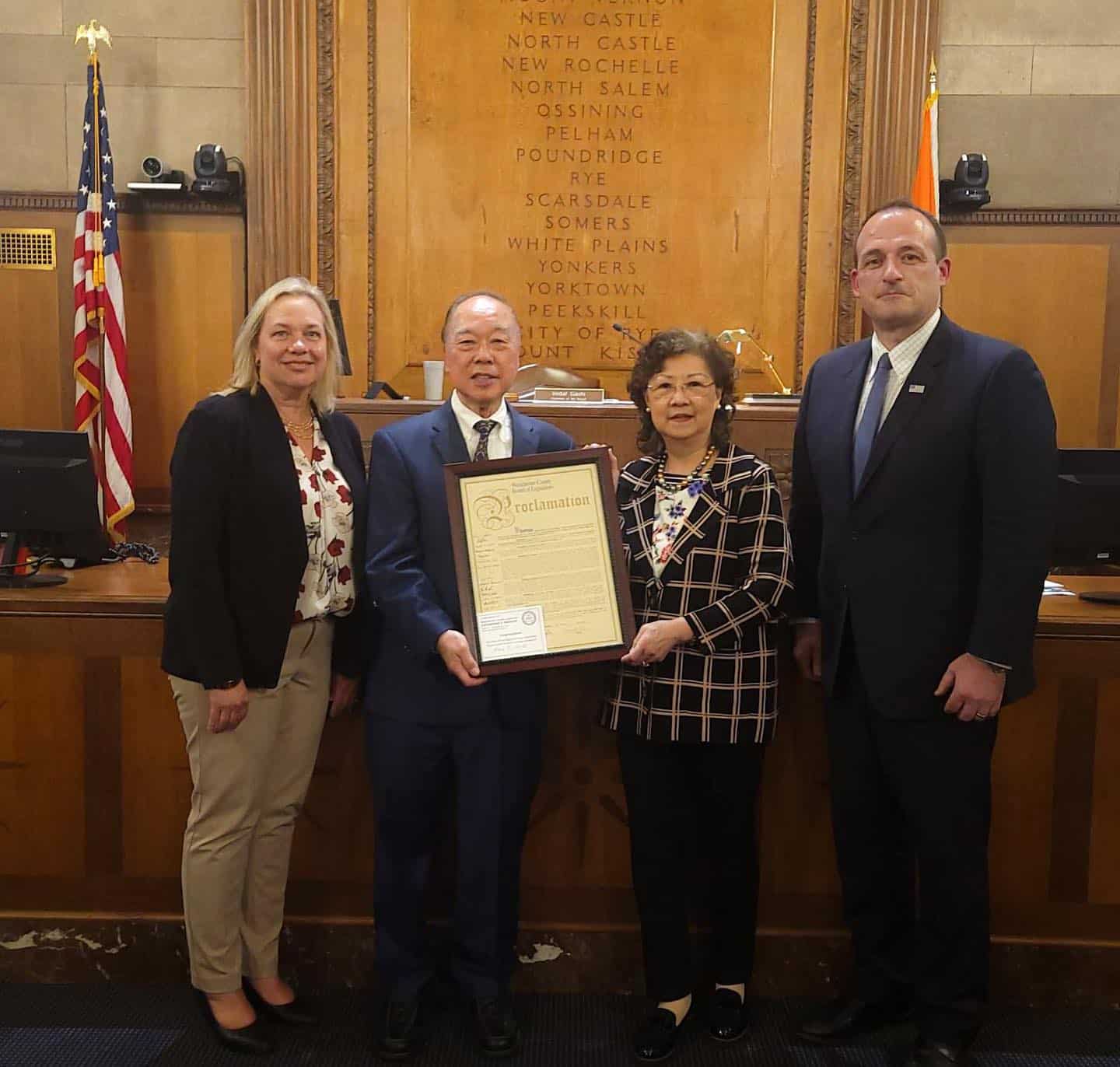 Westchester County Board of Legislators Pays Tribue to Prominent Academic & Small Business Owners for Asian-American Heritage Month Westchester County Board of Legislators Pays Tribue to Prominent Academic & Small Business Owners for Asian-American Heritage Month
