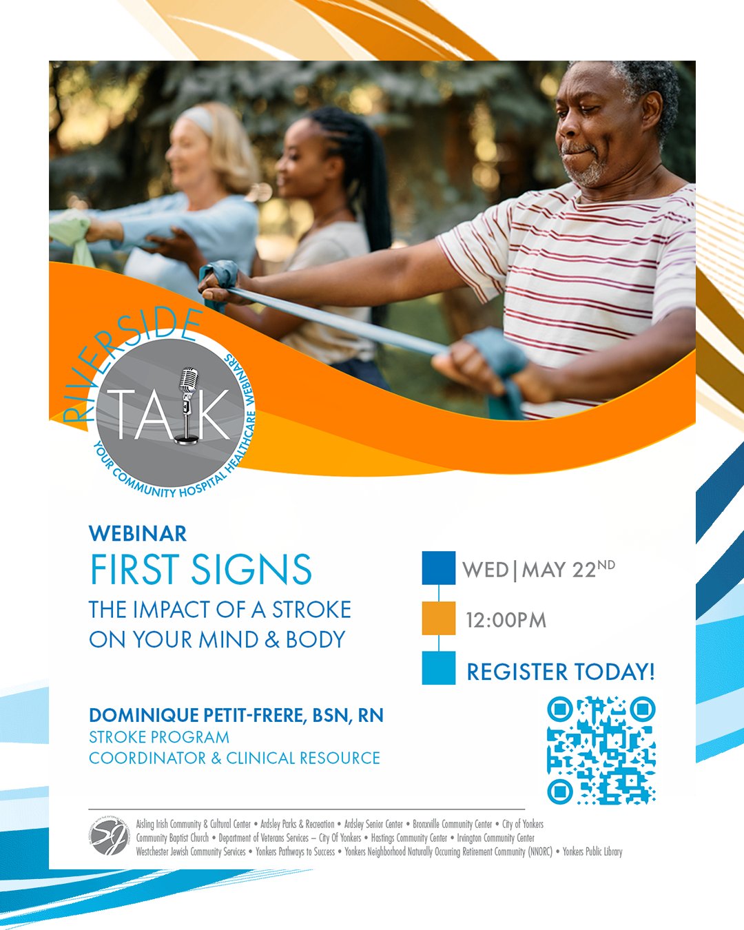 First Signs & The Impact of a Stroke on Your Mind & Body-May 22 Webinar by St. John’s Riverside Hospital First Signs & The Impact of a Stroke on Your Mind & Body-May 22 Webinar by St. John’s Riverside Hospital