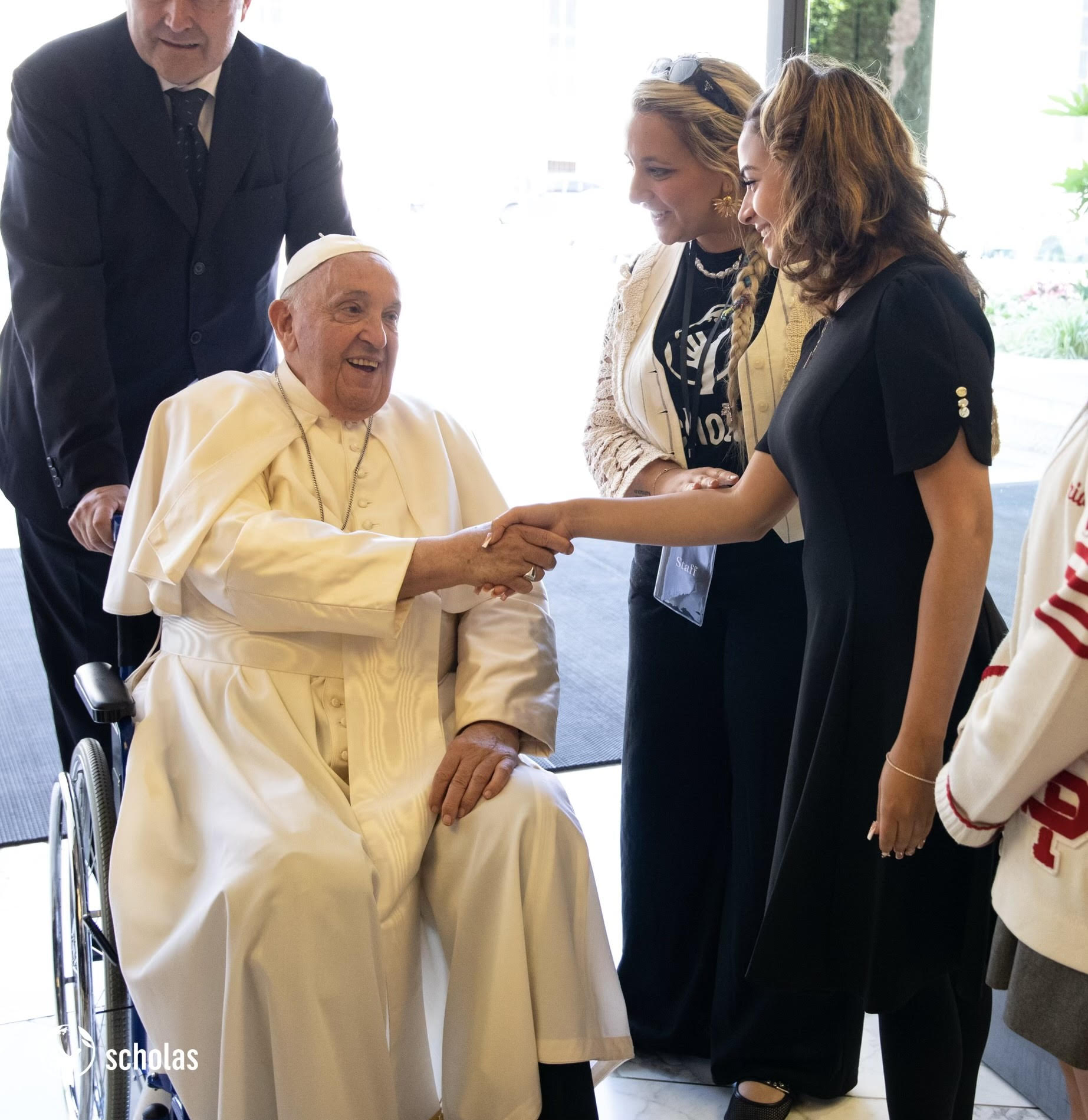 Maria Regina HS Student From Yonkers Meets Pope Francis Maria Regina HS Student From Yonkers Meets Pope Francis