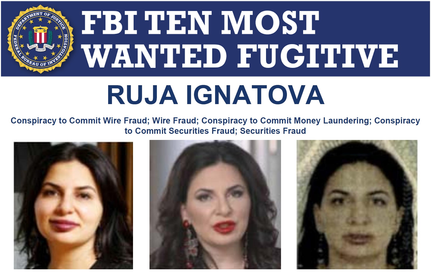 $5 Million Reward for Info Leading to Arrest of “Cryptoqueen” Ruja Ignatova $5 Million Reward for Info Leading to Arrest of “Cryptoqueen” Ruja Ignatova