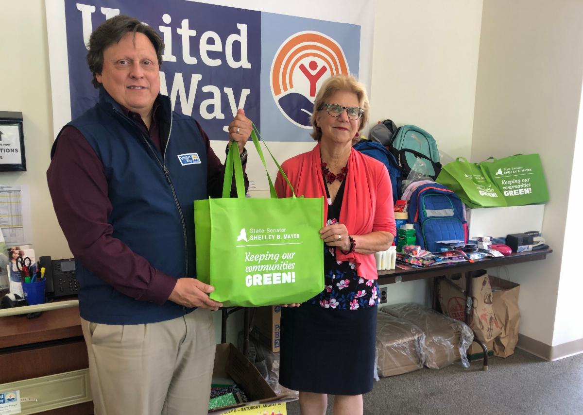 Senator Shelley Mayer Partners with United Way for Back-to-School Drive Senator Shelley Mayer Partners with United Way for Back-to-School Drive
