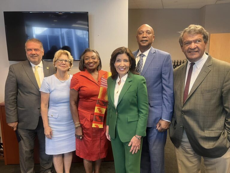 Gov. Hochul Visits Yonkers to Discuss Banning Cell Phones for Students During School
