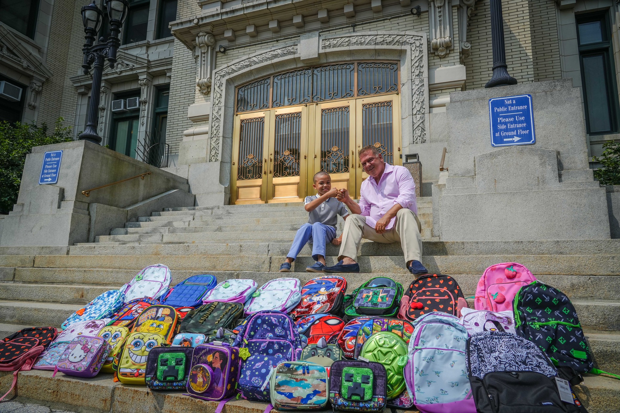 Ten-year-old Adonis Crosby from Yonkers is making a difference