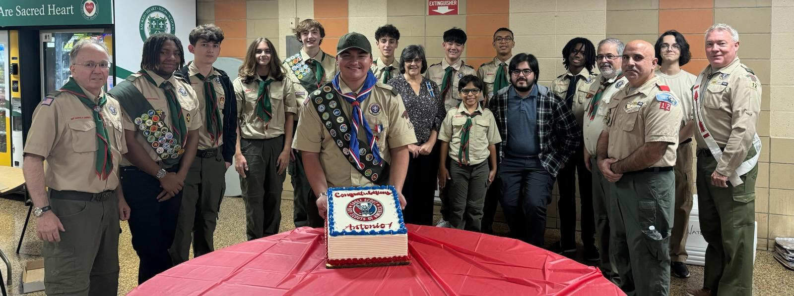 Yonkers Troop 12 Celebrates Antonio Mignone as New Eagle Scout Yonkers Troop 12 Celebrates Antonio Mignone as New Eagle Scout