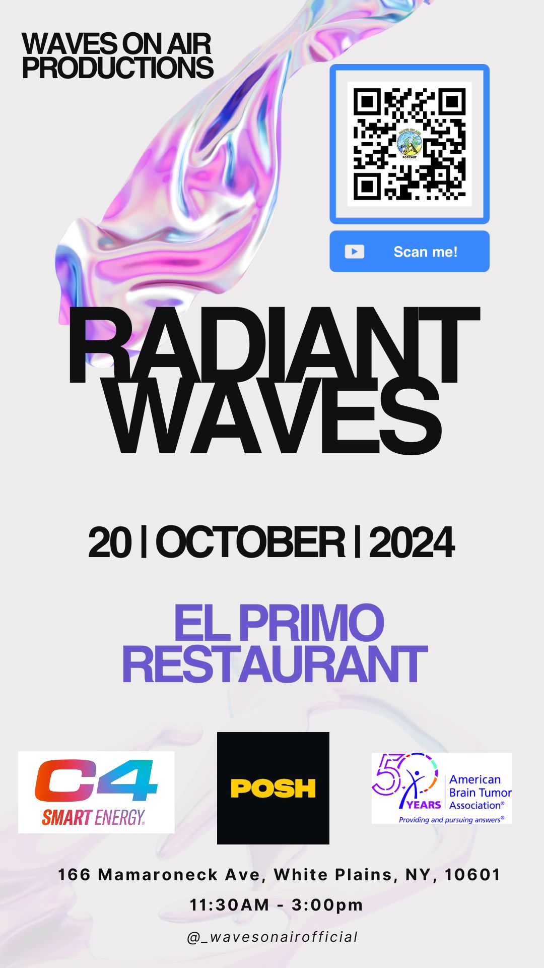 Radiant Waves with C4 Energy & Posh (Brain & Breast Cancer Awareness) Radiant Waves with C4 Energy & Posh (Brain & Breast Cancer Awareness)