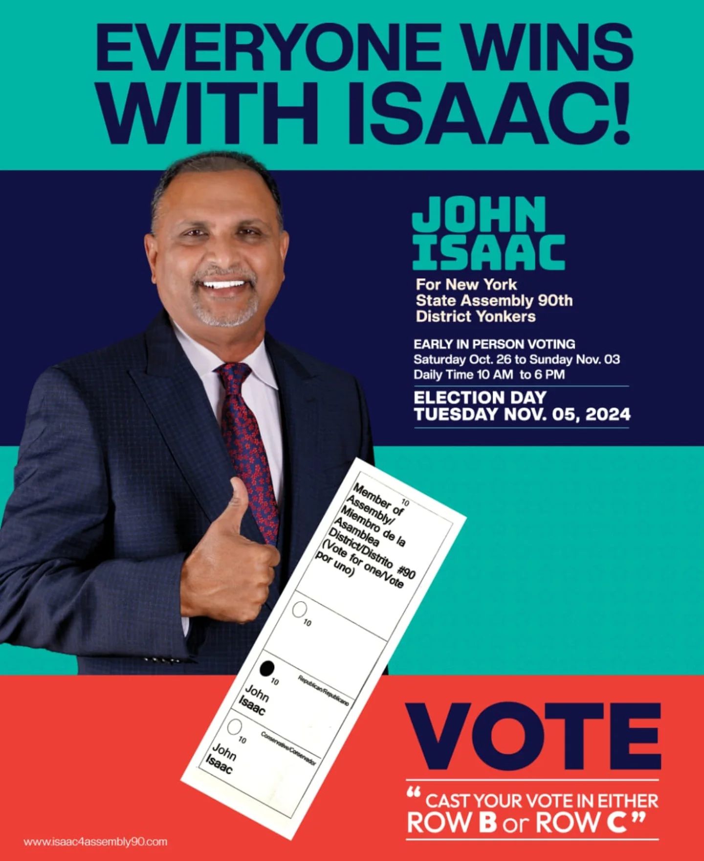 Former Governor George Pataki Endorses John Isaac for Assembly-90th District Former Governor George Pataki Endorses John Isaac for Assembly-90th District
