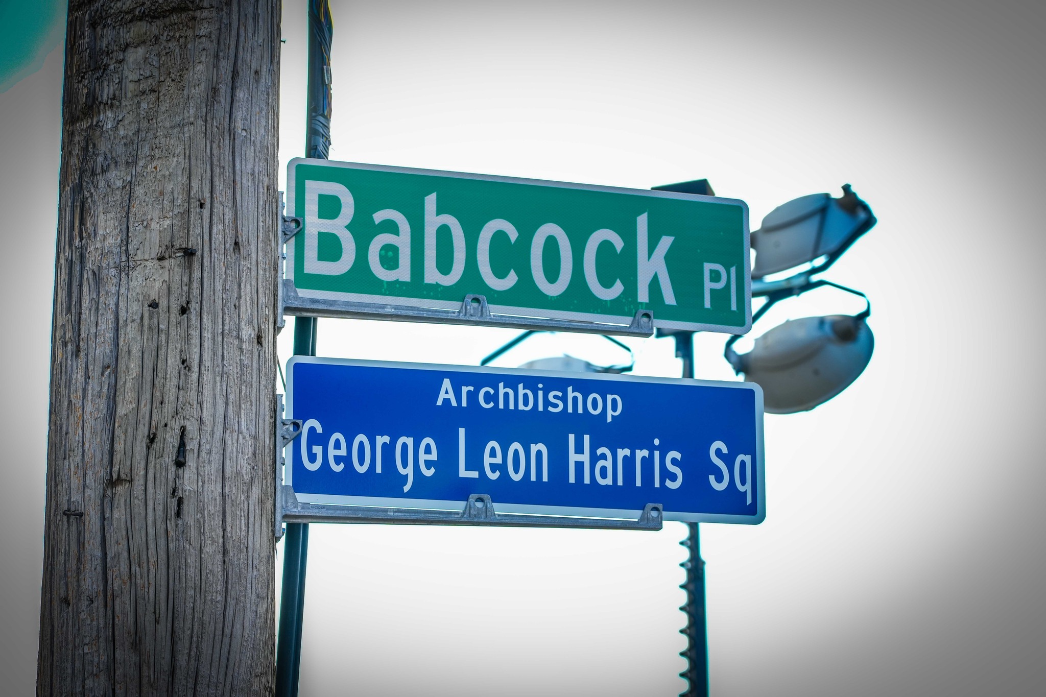 Babcock Place Renamed in Honor of Archbishop George Leon Harris Babcock Place Renamed in Honor of Archbishop George Leon Harris