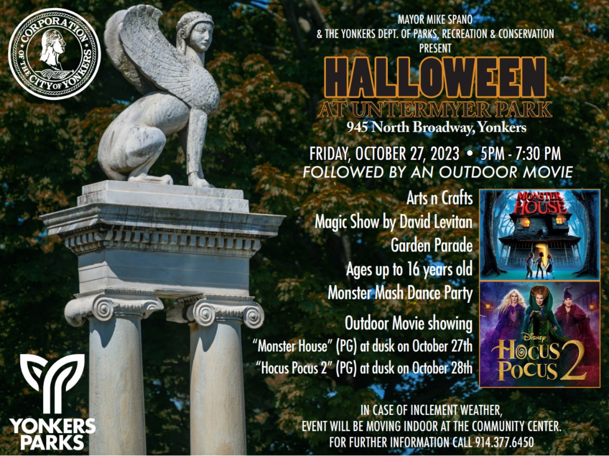 City of Yonkers Parks Present Halloween at Untermyer Park City of Yonkers Parks Present Halloween at Untermyer Park