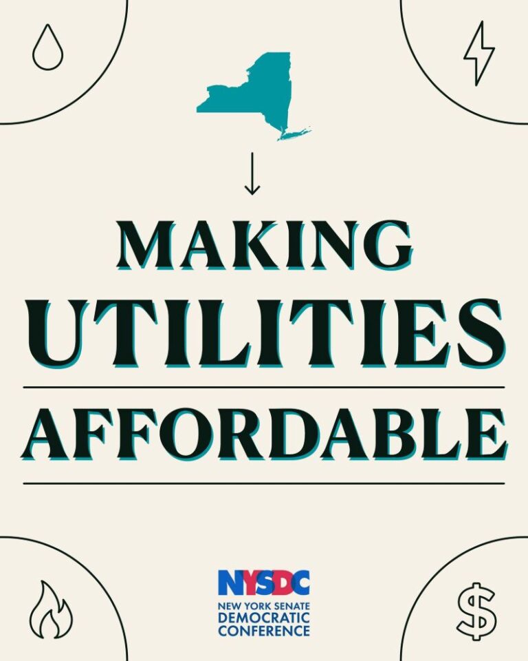 Majority Leader Stewart-Cousins Leads State Senate Passage of Legislative Package to Lower Utility Costs and Protect Ratepayers