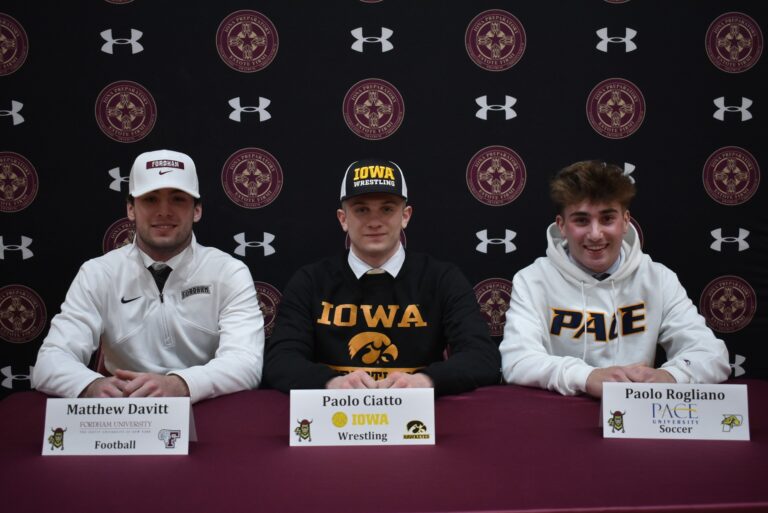 National Signing Day for Three Iona Prep Students