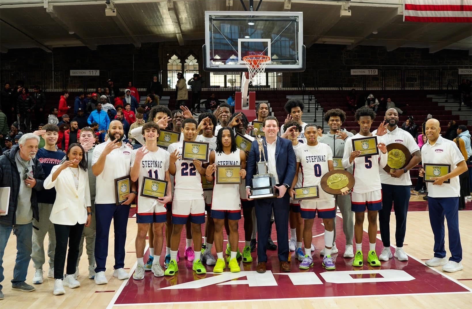 Stepinac High School Basketball Wins Third Straight Catholic Championship Stepinac High School Basketball Wins Third Straight Catholic Championship
