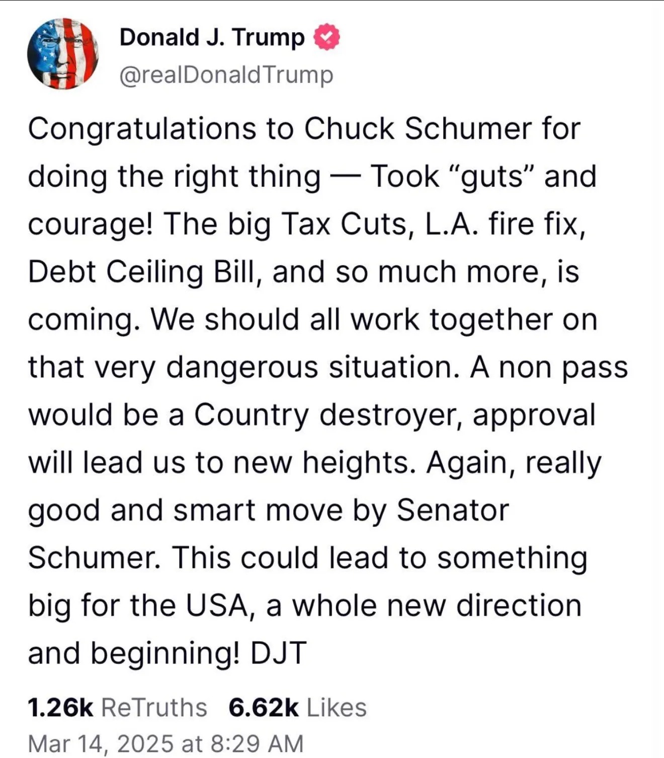 Primary any Democrat Who Supports Schumer Primary any Democrat Who Supports Schumer