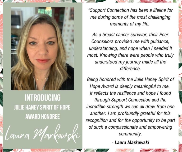 Support Connection Announces Spirit Awards Brunch Honorees
