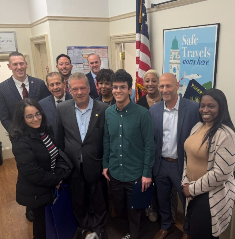 Alexander Bravo Wins Yonkers City Clerk Passport Sign Design Contest