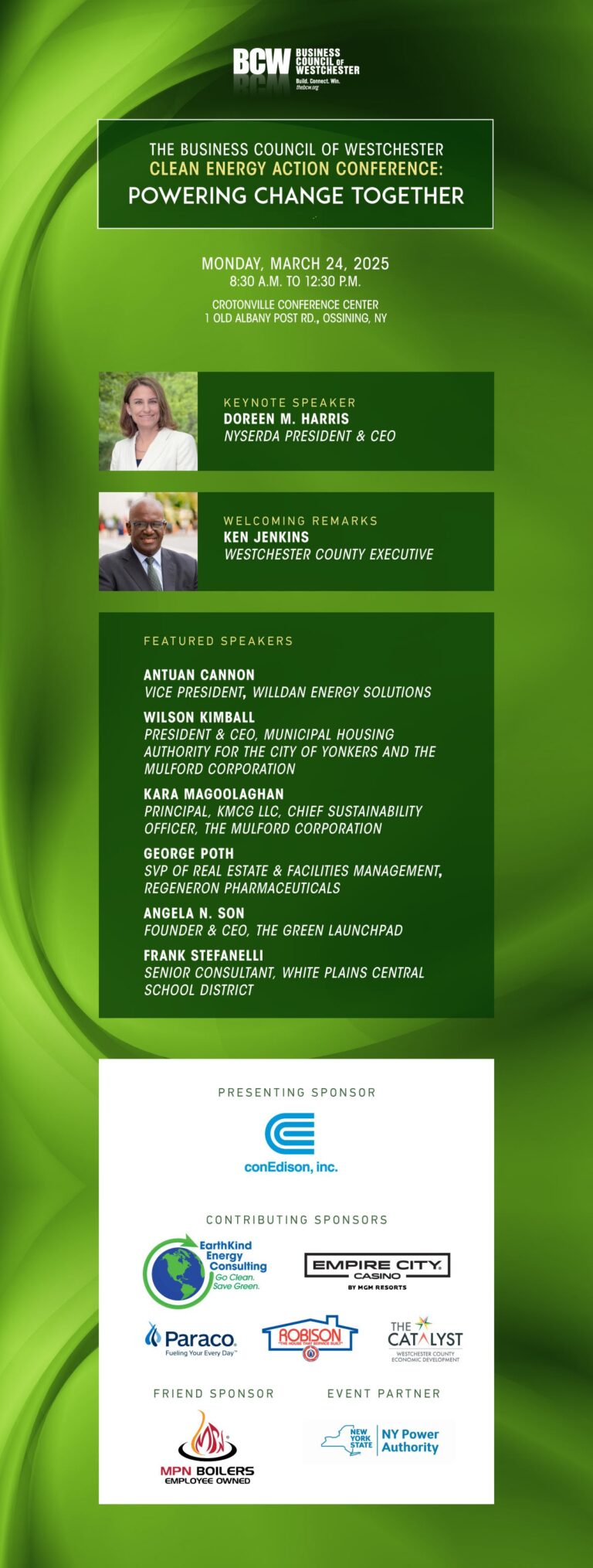 Clean Energy Action Conference: Powering Change Together Set for March 24th