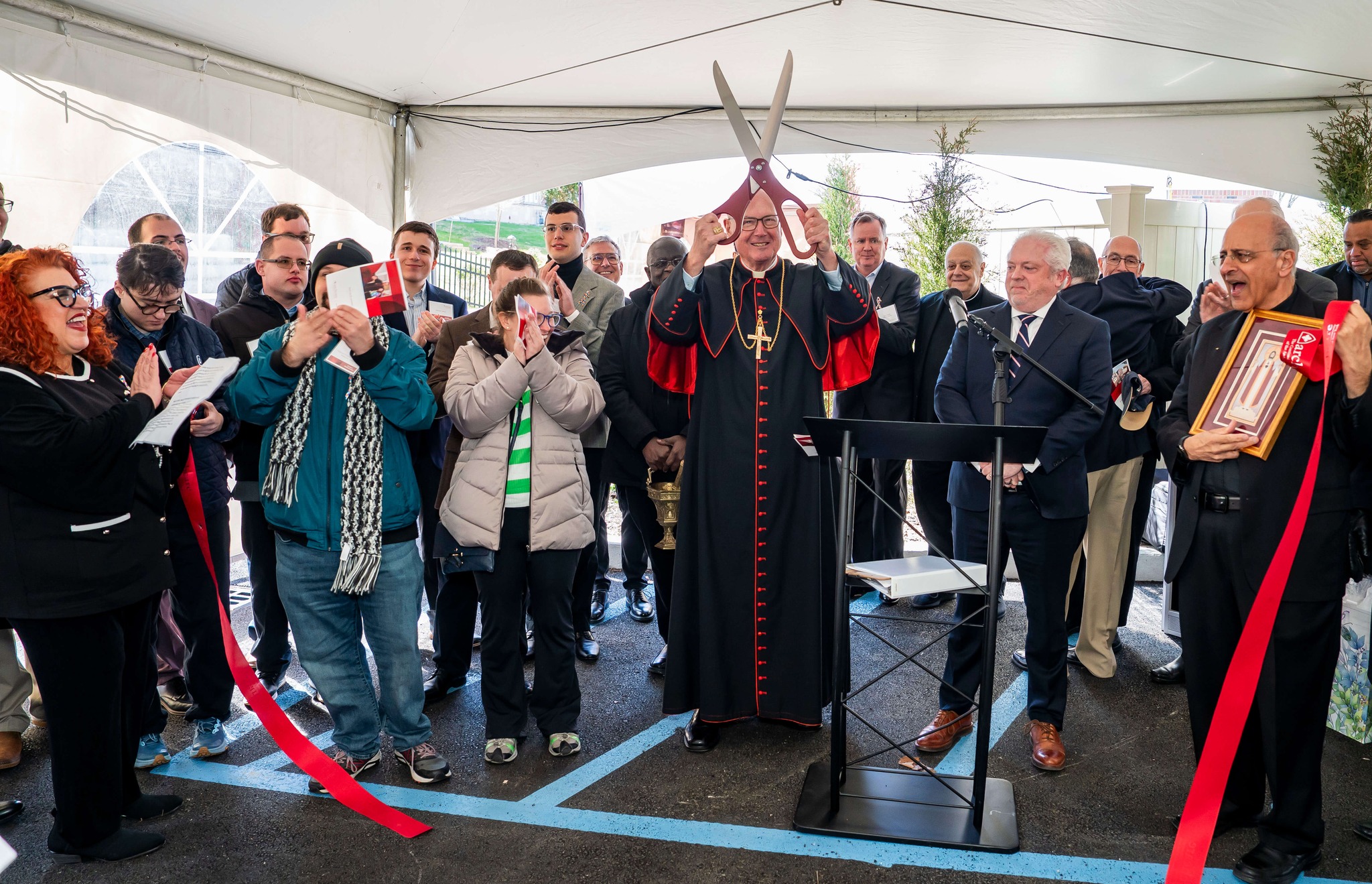 Cardinal Dolan Leads blessing for St. FrancesCabrini Apartments at ImmaculateConception Church, Tuckahoe Cardinal Dolan Leads blessing for St. FrancesCabrini Apartments at ImmaculateConception Church, Tuckahoe