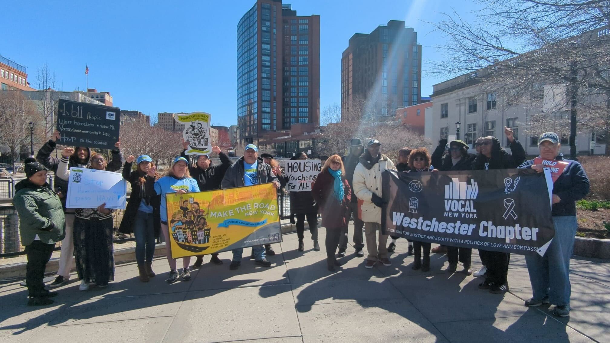 Lawmakers and Advocates Rally in Yonkers to Demand Budget Funding for the Housing Access Voucher Program Lawmakers and Advocates Rally in Yonkers to Demand Budget Funding for the Housing Access Voucher Program