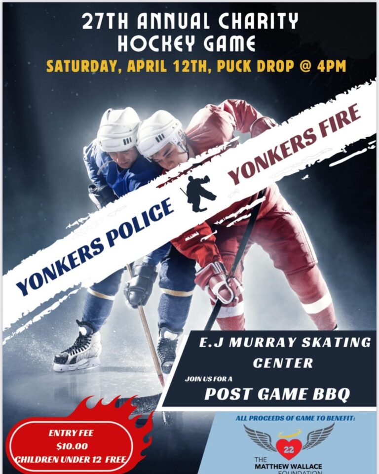 Yonkers Police vs Yonkers Fire 27th Annual Charity Hockey Game