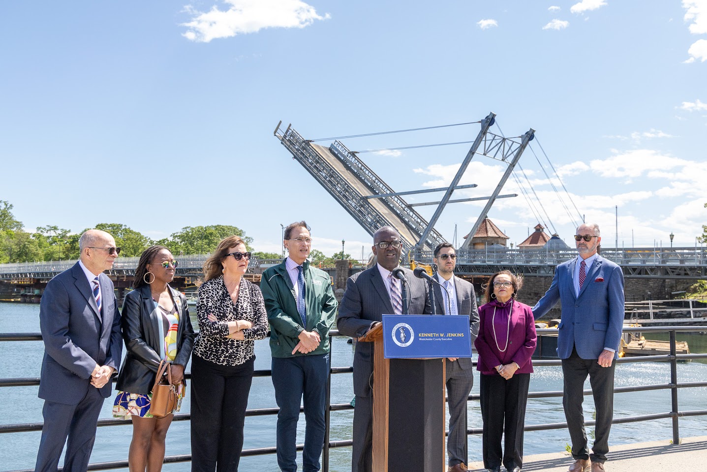WESTCHESTER COUNTY OPENS TEMPORARY BRIDGE TO GLEN ISLAND PARK WESTCHESTER COUNTY OPENS TEMPORARY BRIDGE TO GLEN ISLAND PARK