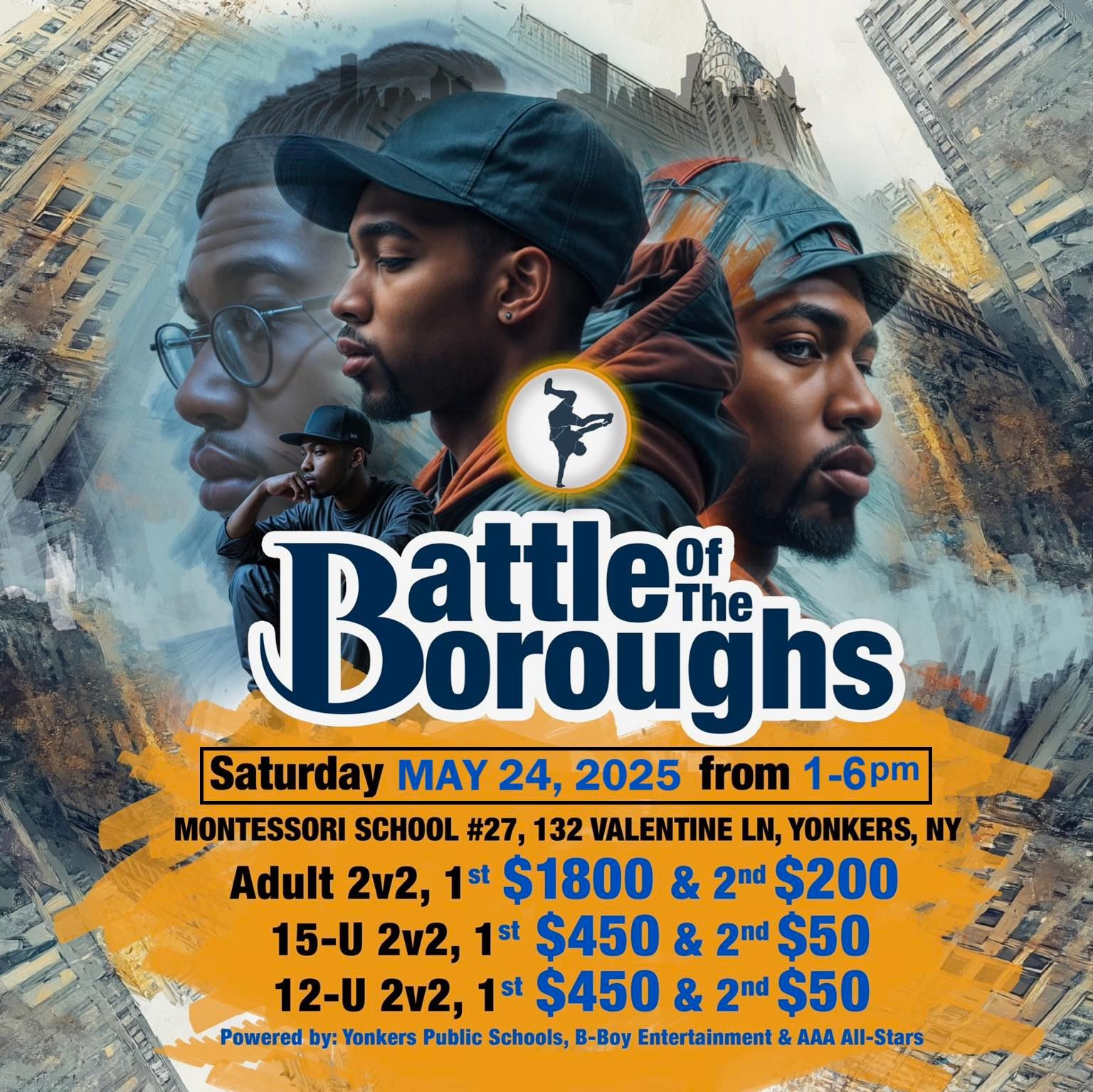 Battle of the Boroughs: Yonkers Edition Sat. May 24 Battle of the Boroughs: Yonkers Edition Sat. May 24