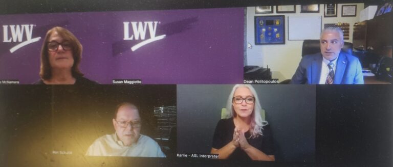 Schutte and Politopoulos Debate at LWV Forum for Yonkers City Council President
