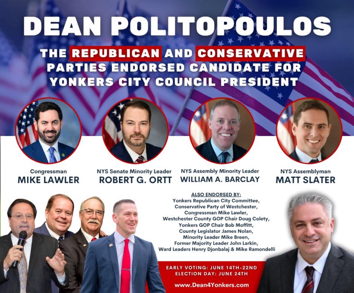 We Endorse: Dean Politopolous for City Council President, Republican Primary June 24 We Endorse: Dean Politopolous for City Council President, Republican Primary June 24
