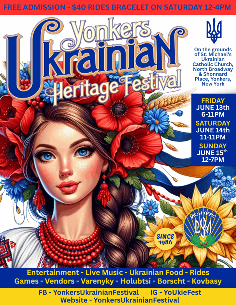 Yonkers Ukrainian Heritage Festival -June 13-15